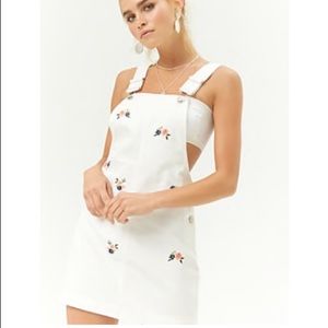 NWT Forever 21 floral overall dress